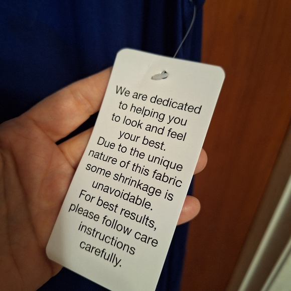 Roaman's Royal Blue V-Neck Midi Dress Ladies Plus Size 3X Boho Oversized Comfy - Picture 3 of 3